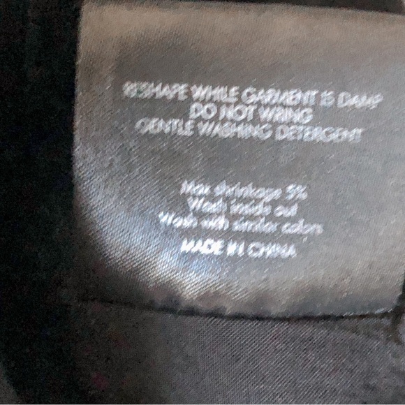 Just Female Long Open Front Wool Blend Cardigan Blazer Charcoal Gray - Picture 7 of 8